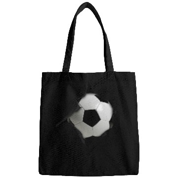 Discover Soccer Lovers Ripped Fabric Creative Design Awesome Bags