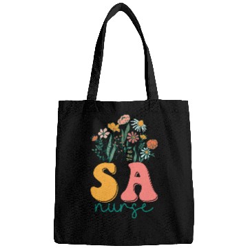 Discover Groovy Wildflower Substance Abuse nurses Tees Bags