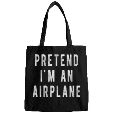 Discover Pretend im an Airplane for Pilot Flight Attendant Stewardess Bags