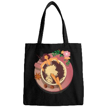 Discover Book Lady Reading and Coffee Lover Lazy Weekend Bags
