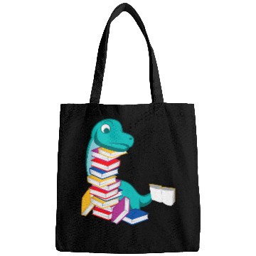 Discover Dinosaur Reading Book Person or Bookish Bags