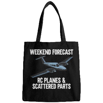 Discover RC Pilot Lover Weekend Forecast RC Planes Scattered Parts Bags