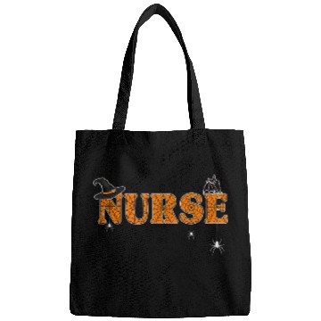 Discover Halloween nurses Nursing Cute Health Worker Halloween Pattern 1 Bags