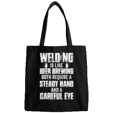 Discover Welder Drinking Beer and Welding Beer Lovers Funny 6 Bags