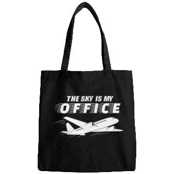 Discover funny flight attendant text design pilot digital nomad Bags