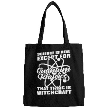 Discover Physicist Science Scientist Quantum Physics Bags