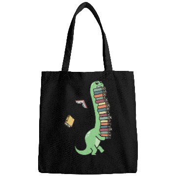 Discover Dinosaur Enthusiast Reading Lover Dino Animal Reading Bags
