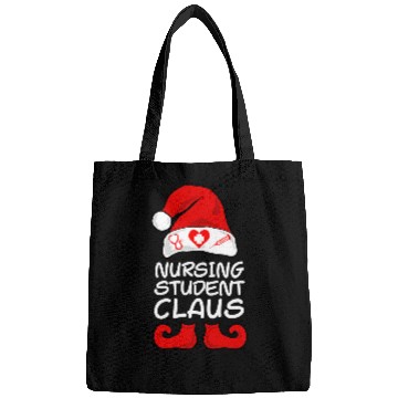 Discover Nursing Student Claus Funny nurses Christmas Bags