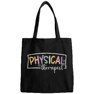 Discover Physical Therapy Funny Physical Therapist PT therapist month 3 Bags