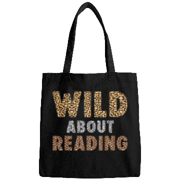 Discover Wild About Reading Teacher Books Reader Lovers Leopard Zebra Bags