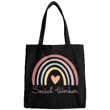 Discover Social Worker Leopard Rainbow Social Work Graduation 2 Bags