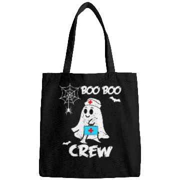 Discover Halloween Boo Boo Crew nurses Funny Women Funny Nursing Bags