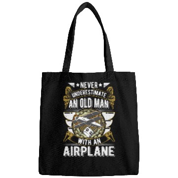 Discover RC Aircraft Pilot Dad Husband Model Plane Bags