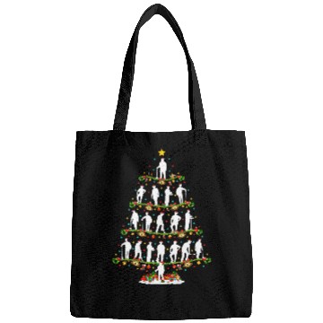 Discover xmass lighting santa construction worker christmas tree Bags