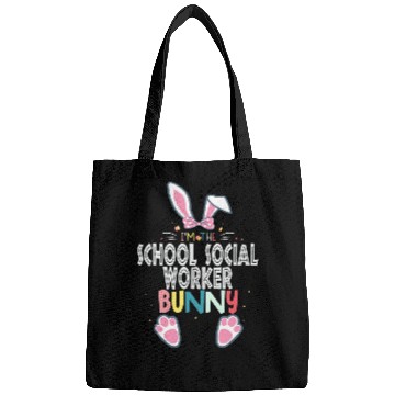 Discover Im The School Social Worker Bunny Easter Day Rabbit Bags