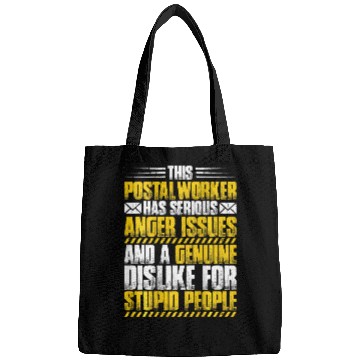 Discover Mail Carrier Postman Mailman Anger Issues Postal Worker Bags