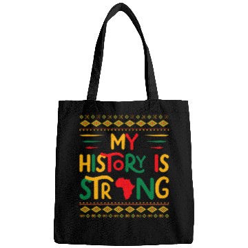 Discover My History is Strong Future Black History Maker Student Bags