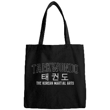 Discover Taekwondo Definition Tae Kwon Do Fighter Korean Characters 1 Bags