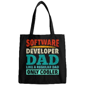 Discover Software Developer Dad Computer Programmer Coding 2 Bags