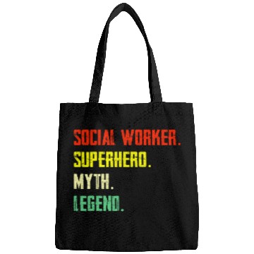 Discover Social Worker Superhero Myth Legend Social Worker Bags