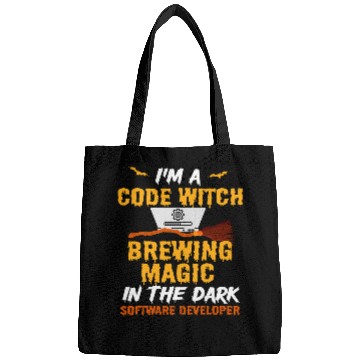 Discover Halloween Programmer Coder Software Web Developer Coding Bags