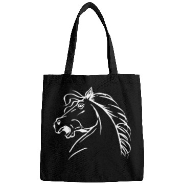 Discover Yelling Horse Face Equestrian Student Bags