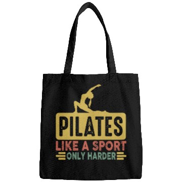 Discover Womens Funny Instructor Pilates Exercise Lover Yoga Teacher Class Bags