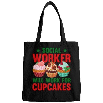 Discover Social Worker Will Work For Cupcakes Social Worker Volunteer 2 Bags