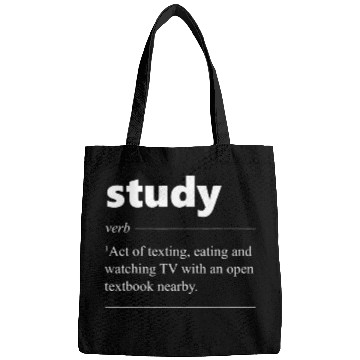 Discover Study Defintion Cool Gift for Student College Uni Bags