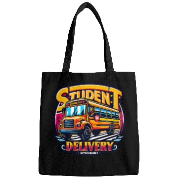 Discover Woman School Bus Driver Gift Student Delivery Speciel Bags