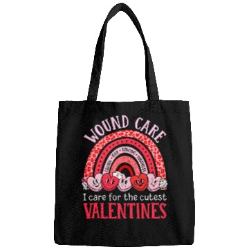 Discover Wound Care nurses Valentines Day Rainbow nurses Bags