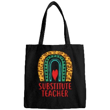 Discover Substitute Teacher Education Boho Rainbow Lover Bags