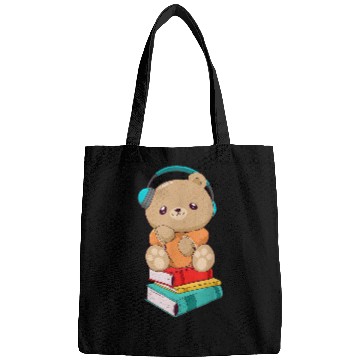 Discover Downtown Girl Aesthetic Cute Bear Bookworm Book Reader Egirl Bags