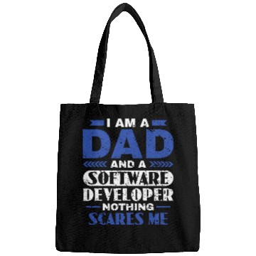 Discover Software Developer Dad Computer Programmer Coding 1 Bags