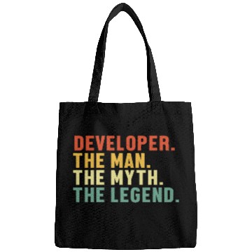 Discover Mens Developer Man Myth Legend Coder Engineer Software Developer Bags