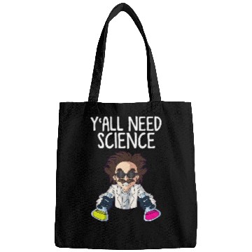 Discover Yall need Science Funny Teacher Student School 1 Bags