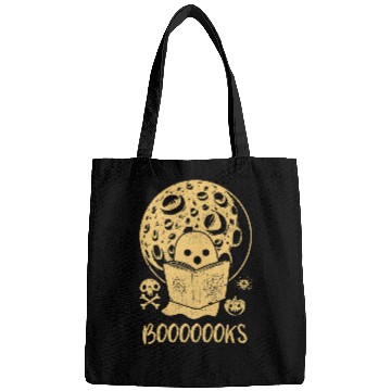 Discover Book Lover Halloween Funny Reading Tee Bookworm Reader Bags