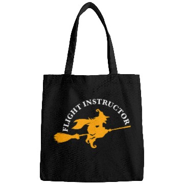 Discover Halloween Pilot Witch Flight Instructor Witch Bags