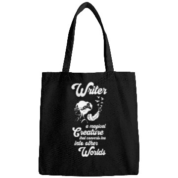 Discover Magical Creature Writer Writing Book Lover Novel Reading Bags