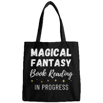Discover Magical Fantasy Magical Fantasy Book Reading in Progress Bags