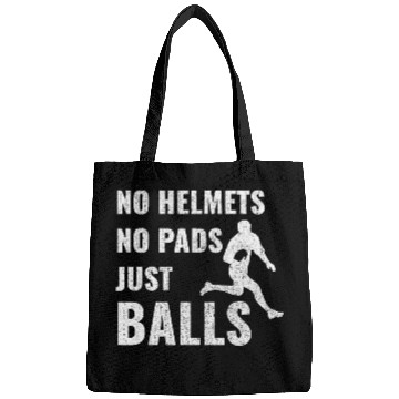 Discover Funny Rugby Quote Just Balls Bags