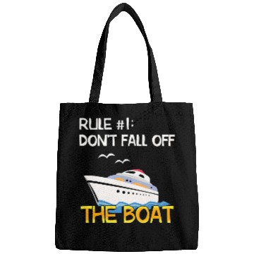 Discover Cruise Ship Accessories rule 1 Do Not Fall Off Boat Cr 2 Bags
