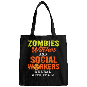 Discover Halloween Social Work Assistance Curative Education nurses Bags