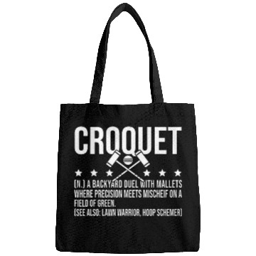Discover Croquet Player Lawn Game Definition Bags