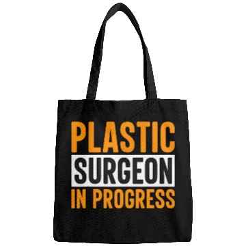 Discover Plastic Surgeon In Progress Surgery Expert Doctor Graphic Bags