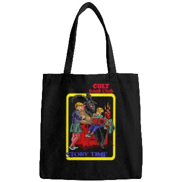 Discover Cult Book Club Satanic vintages Funny Retro Nostalgia Horror Bags