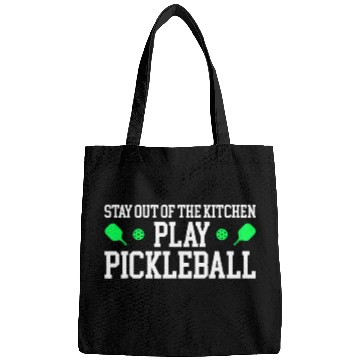 Discover Funny Pickleball Kitchen Graphic Women Men Pickleball Player Bags