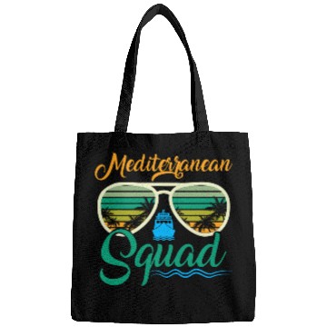 Discover Mediterranean Squad Cruise Ship Trip Cruising Boat Souvenir Bags
