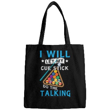 Discover Funny Snooker Pool Billiard Saying For Billiard Lovers Bags