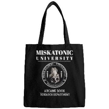 Discover Miskatonic University Arcane Book Research Department Bags